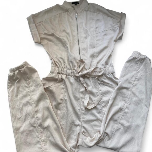 Express Satin Jumpsuit for Women, Small - Picture 3 of 4